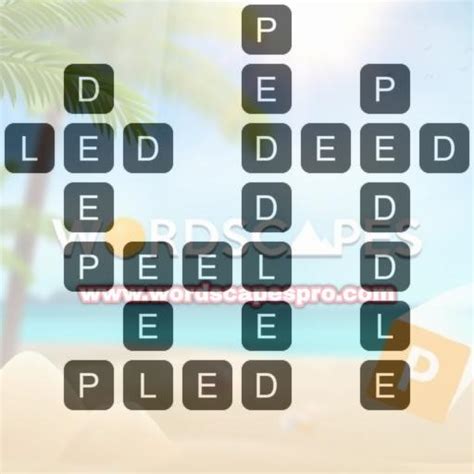 Wordscapes Level 3929 .